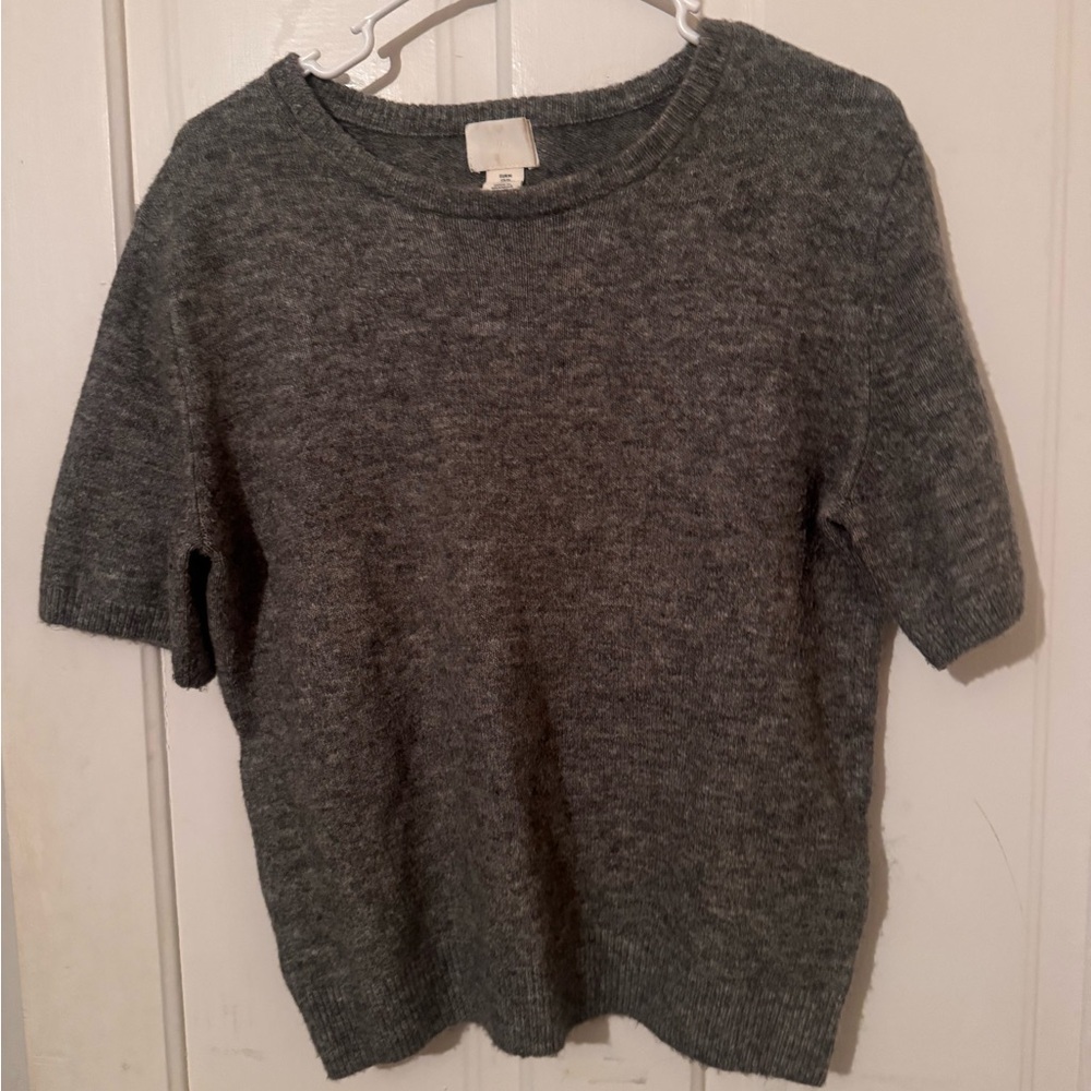 H&M Charcoal Knit Top